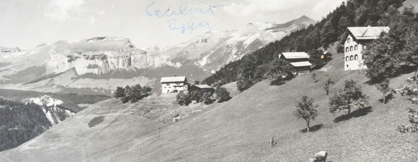 Haus Egga in Sculms/Versam GR, Geburtsort meines Ururgrossvaters Sebastian Sutter im Jahr 1854