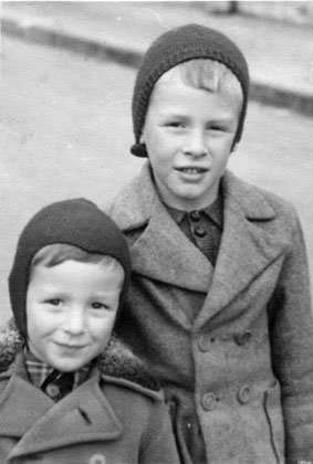 Erich und Ueli 1940er