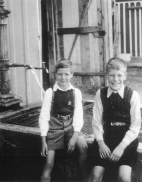 Erich und Ueli ca. 1948