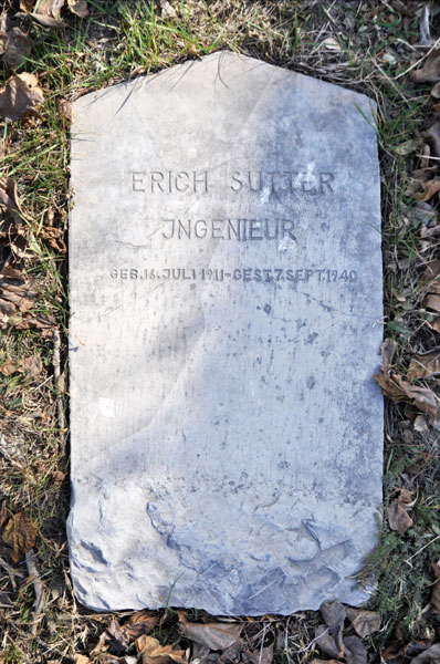 Grabstein Erich Sutter-Hess Teheran 2012