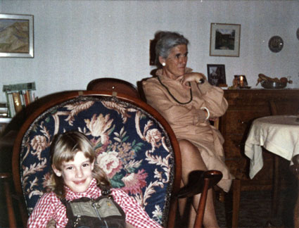 Heidi Sutter («Guti») mit Christina Teufen AR 1978