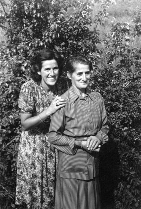 Heidi und Emma Sutter 1940er