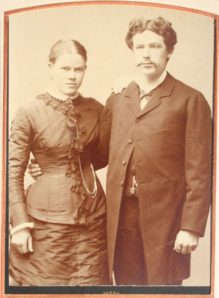 Sebastian und Barbara Sutter-Juon ca. 1884 (Heirat)